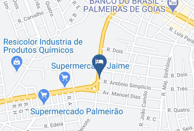 Palmeiras De Goias - Hotel City California Rios Maps