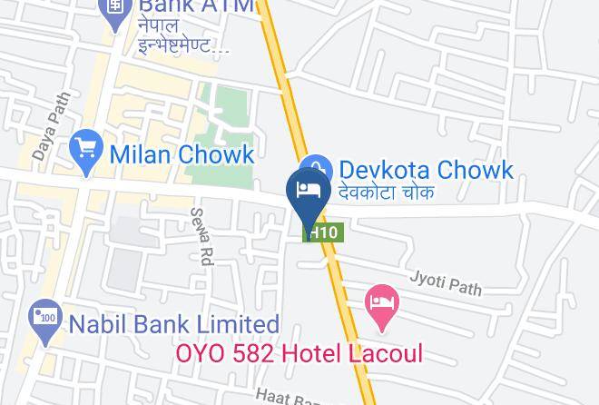 Bhairawa - Hotel City Center Nepal Maps