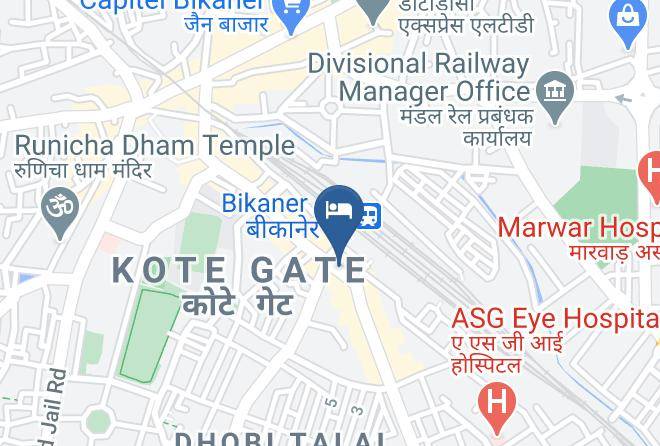 Bikaner - Hotel City Centre Maps