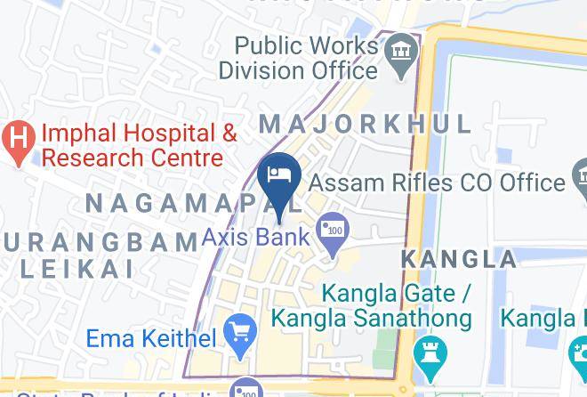 Imphal - Hotel City Centre Maps