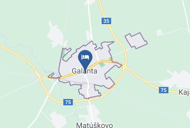 Galanta - Hotel City Galanta Maps