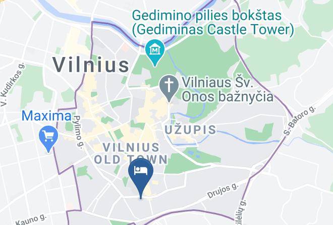 Vilnius - City Gate Hotel Maps