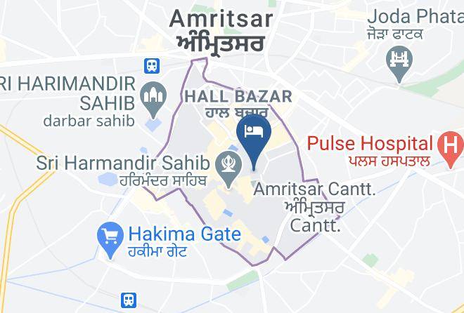 Amritsar - Hotel City Heart Amritsar Maps