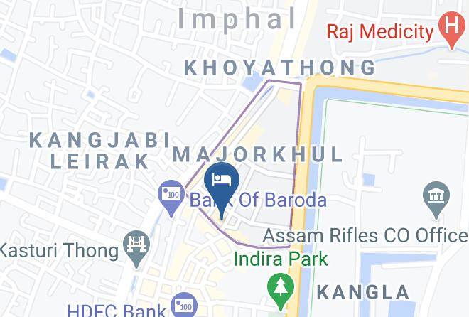 Imphal - Hotel City Heart Maps