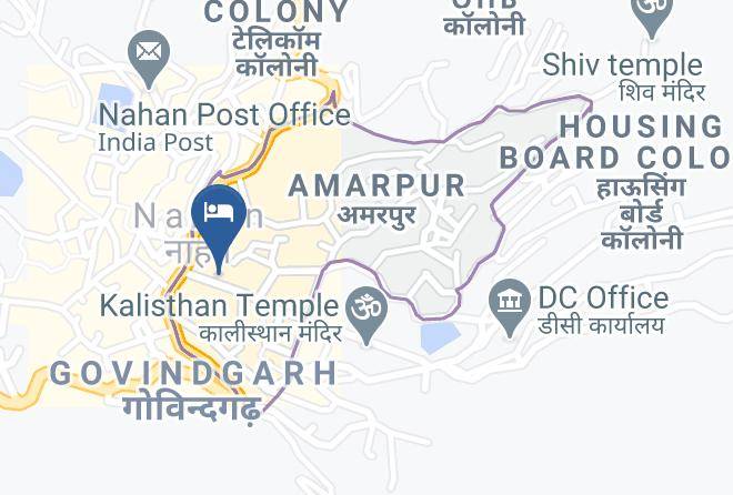 Nahan - Hotel City Heart Opposite Pavilion Chowgan Nahan Maps