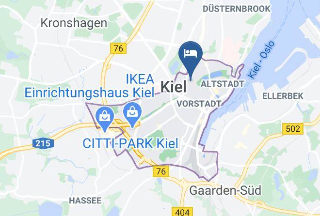 Kiel - Hotel City Kiel By Premiere Classe Maps