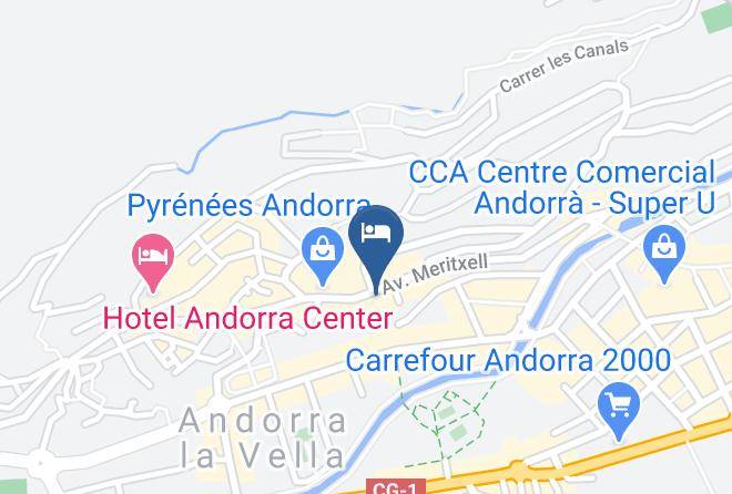 Andorra La Vella - Hotel City M28 Maps
