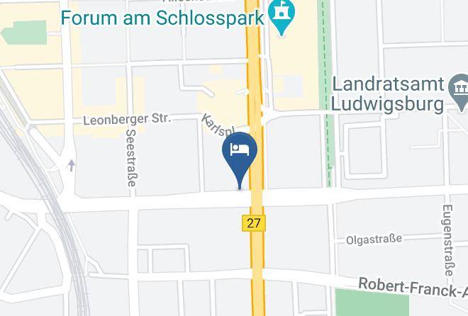Ludwigsburg - Hotel City Oase Lb Maps