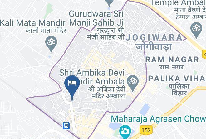 Ambala - Hotel City Palace Maps