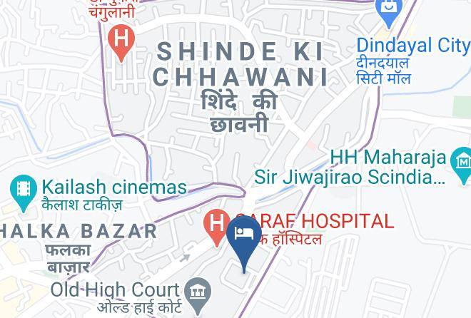 Gwalior - Hotel City Palace Maps