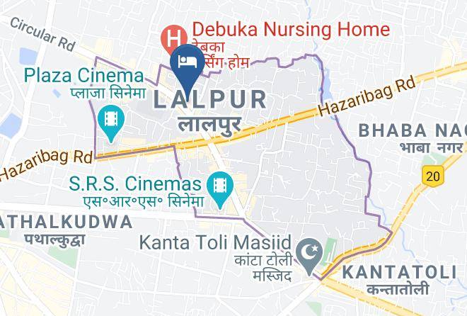 Ranchi - Hotel City Palace Maps