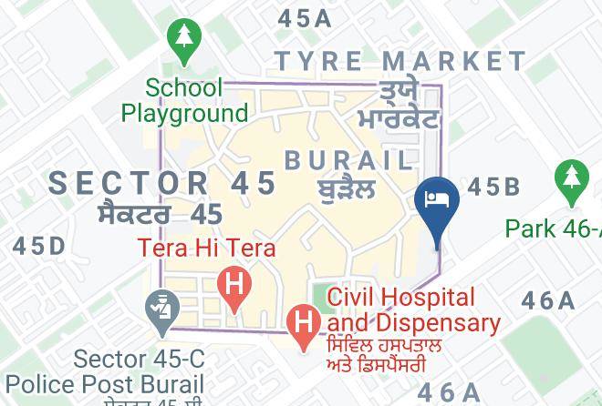 Sector 45 - Hotel City Palace Maps