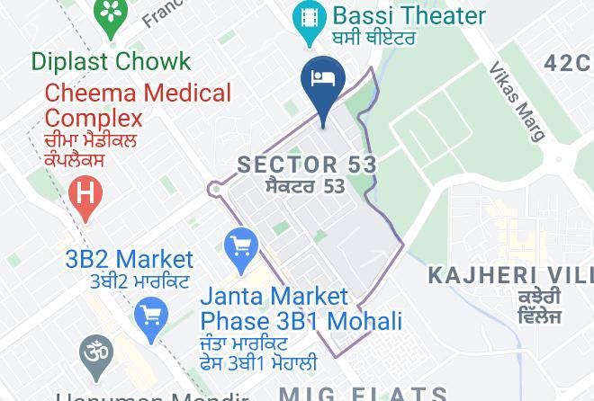 Mohali - Hotel City Plaza 3 Maps