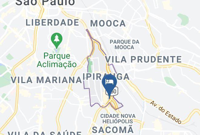 Sao Paulo Ipiranga - Hotel City Sacoma Maps