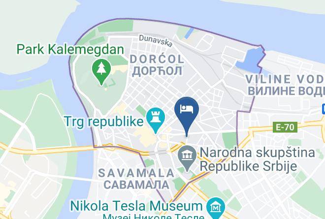 Belgrade City - Hotel City Savoy Maps