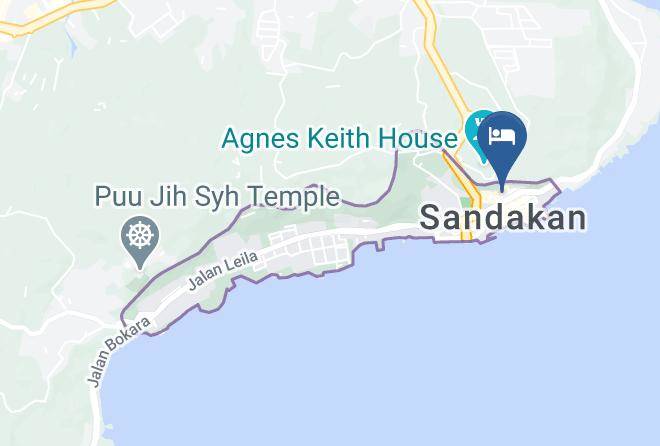 Bahagian Sandakan - Hotel City Star Maps