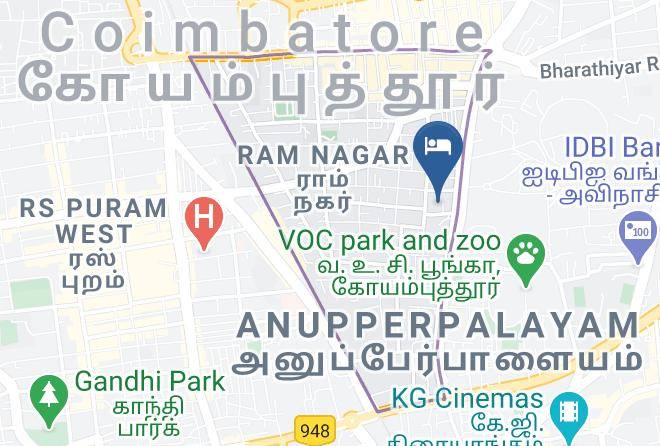 Coimbatore - Hotel City Tower Maps