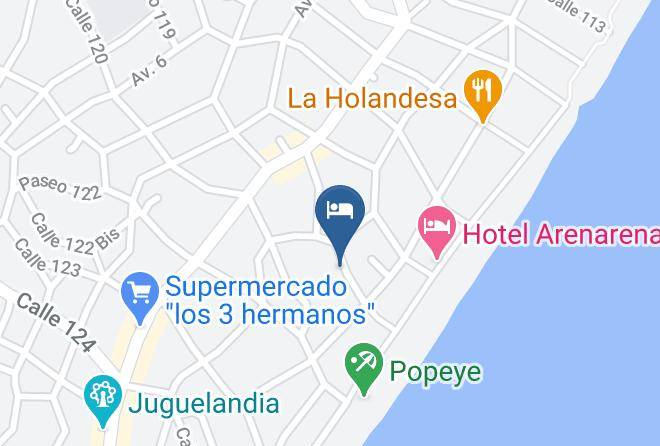 Villa Gesell - Hotel Citymar Maps
