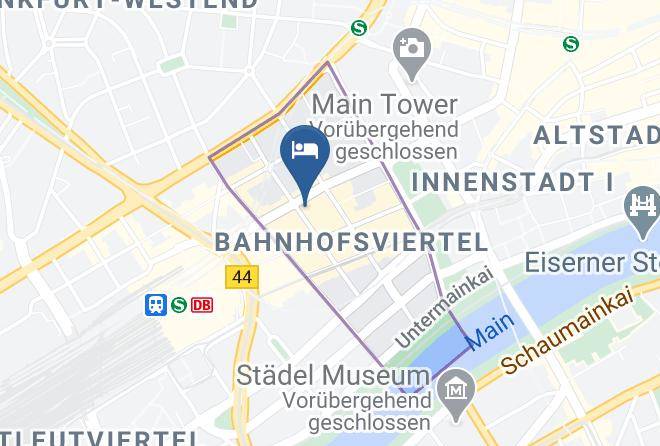 Frankfurt Am Main - Hotel Cityring Maps