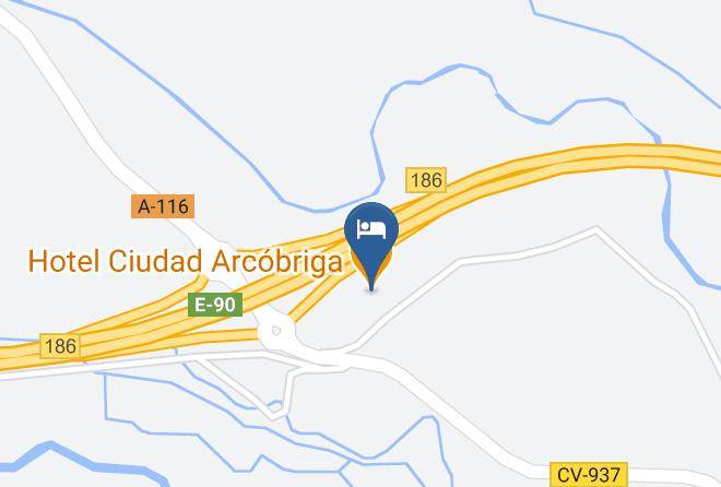 Zaragoza - Hotel Ciudad Arcobriga Maps