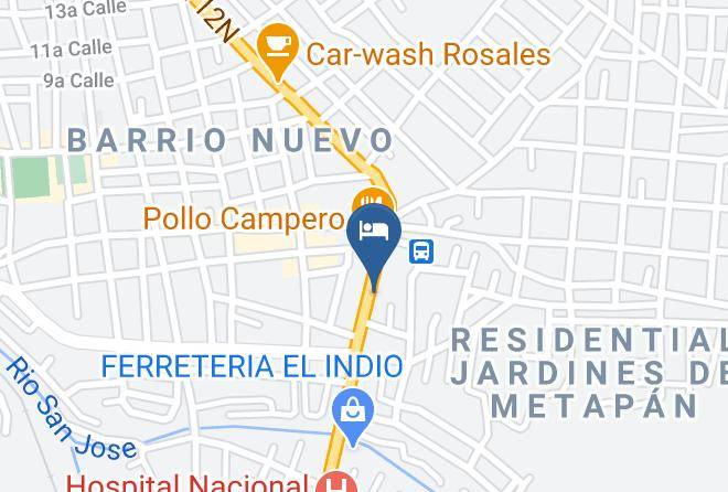 Hotel Ciudad Blanca Map
