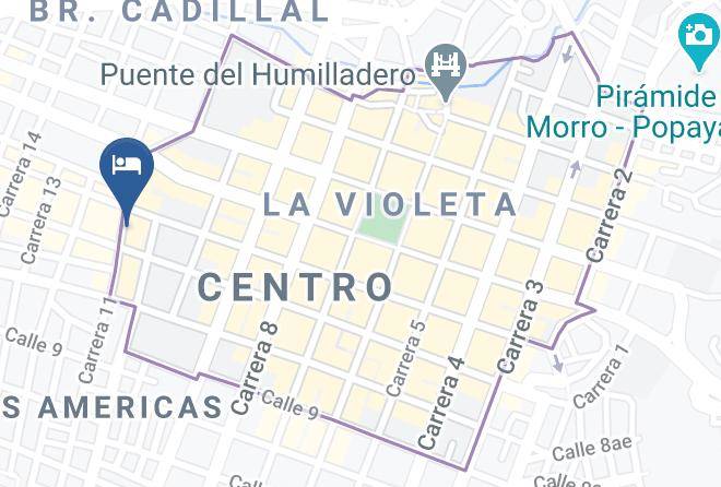 Popayan - Hotel Ciudad Blanca Popayan Maps