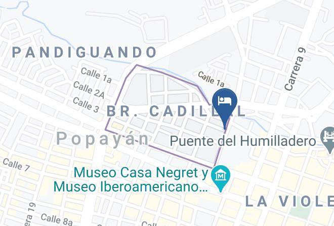 Popayan - Hotel Ciudad Bonita Maps