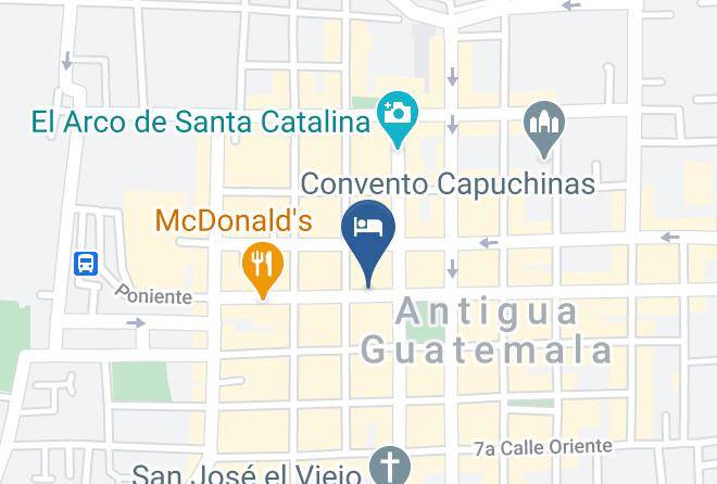 Antigua Guatemala - Hotel Ciudad Condal Maps