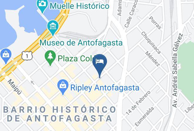 Antofagasta Province - Zigal Hotel Antofagasta Maps