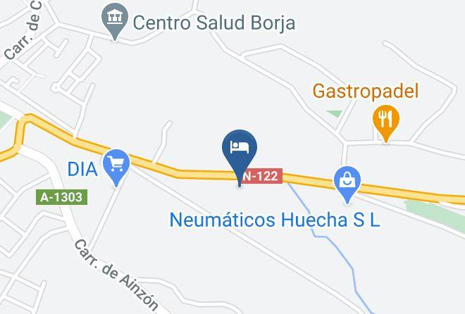 Zaragoza - Hotel Ciudad De Borja Maps