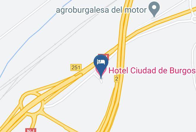 Hotel Ciudad De Burgos Map