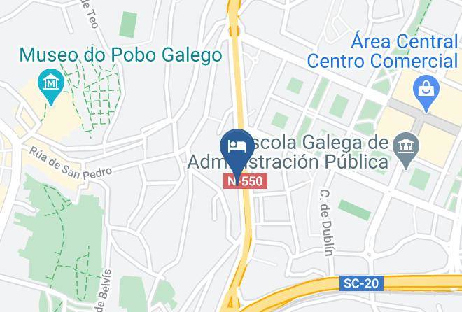 Auna - Hotel Ciudad De Compostela Maps