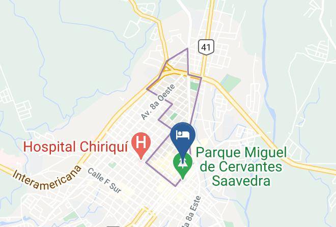 David - Hotel Ciudad De David Maps
