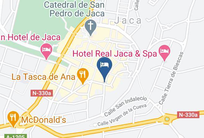 Hotel Ciudad De Jaca Map