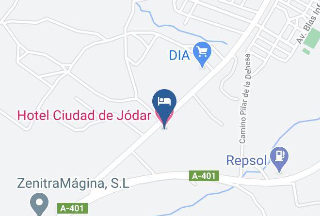 Jaen - Hotel Ciudad De Jodar Maps