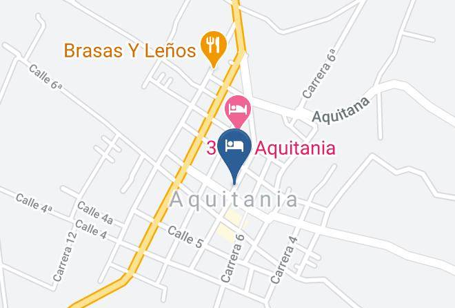 Hotel Ciudad De Las Aguas Map - Boyaca - Aquitania