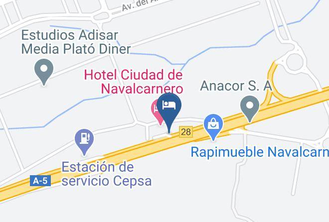 Madrid - Hotel Ciudad De Navalcarnero Maps