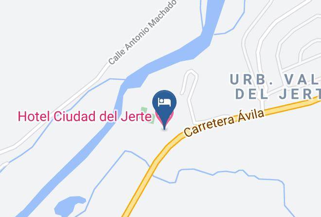 Hotel Ciudad Del Jerte Map