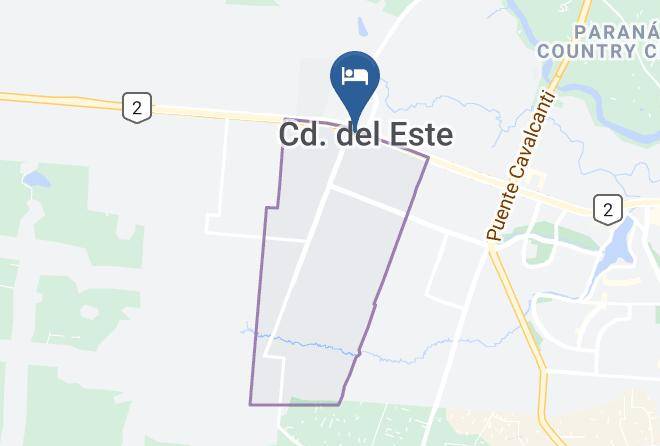 Ciudad Del Este - Hotel Ciudad Nueva Maps