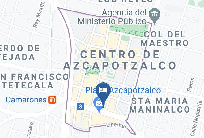 Azcapotzalco - Hotel Ciudad Real Maps