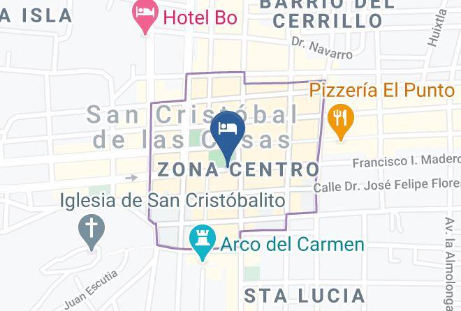 San Cristobal De Las Casas - Hotel Ciudad Real Centro Historico Maps