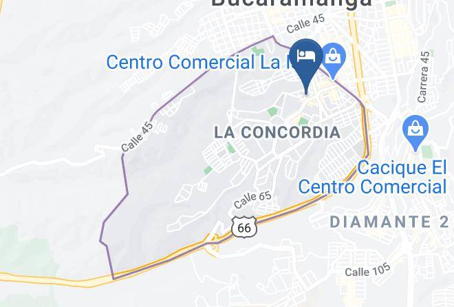 Bucaramanga - Hotel Ciudadela Real Maps