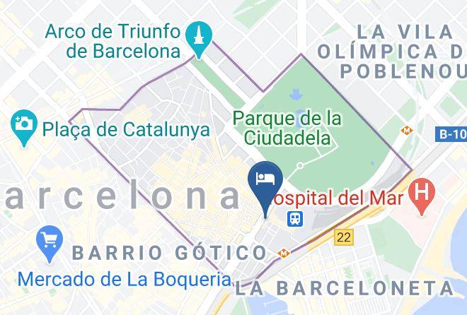 Barcelona - Hotel Ciutadella Barcelona Maps