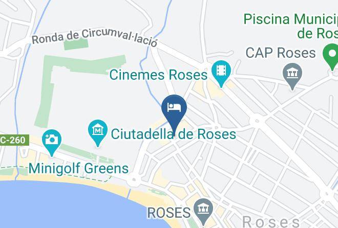 Girona - Hotel Ciutadella Roses Maps