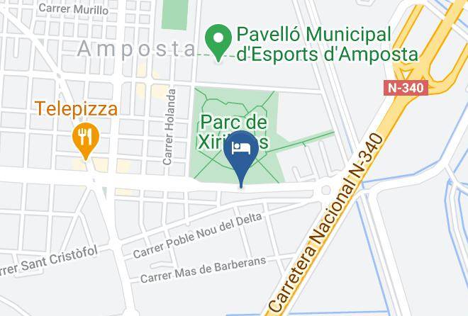Tarragona - Hotel Ciutat D'amposta Maps