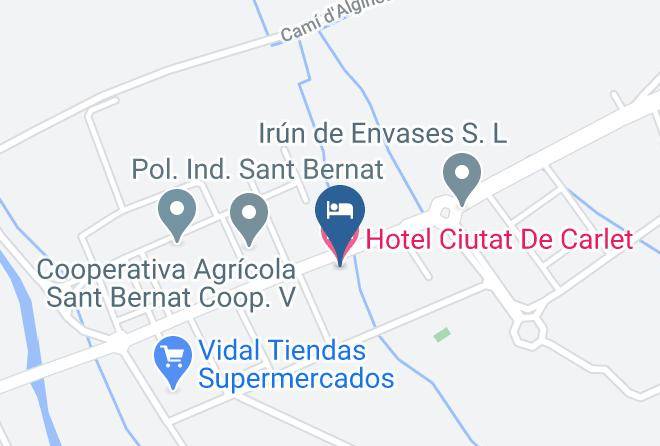 Valencia - Hotel Ciutat De Carlet Maps