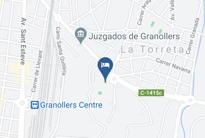 Hotel Ciutat De Granollers Map