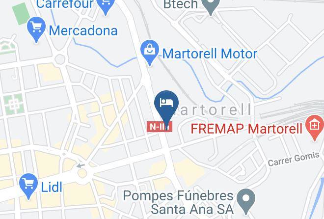 Barcelona - Hotel Ciutat De Martorell Maps