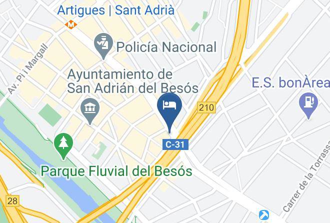 Barcelona - Hotel Ciutat De Sant Adria Maps