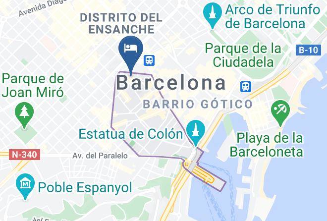 Barcelona - Hotel Ciutat Vella Maps